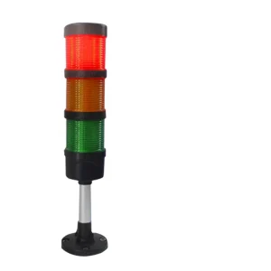 ONN M4F AC220V Stack Light Tower RYGBW LED Signal Buzzer Custom Pole Length Aluminum CE FCC Certified Warehouse Equipment