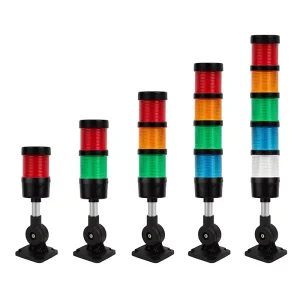 ONN-M4F Logo Customized Multicolor LED Signal Tower Light Modular Design Diameter 60/70mm CNC Industrial LED Indicator Lights