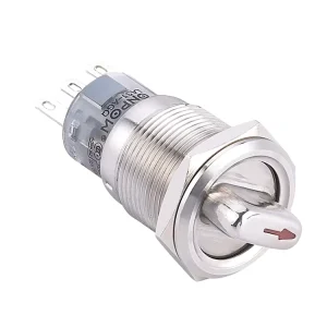 ONPOW 19mm selector switch stainless steel switch (CE ROHS approved)
