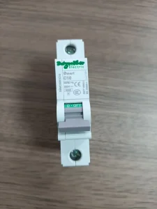 OSMC32N1C10 Miniature Circuit Breaker 1P C Curve 10A 230V 6kA Osmart Series PA66 Rail Mounting Overload Short