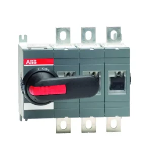 OT630E03P 630A 3 Pole Load Break Switch Disconnector 630kW Motor Isolator Panel Base Mount Disconnect Switch