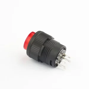 On Off Push Button 16mm Illuminated Momentary Pushbutton Switch