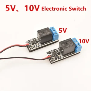 One Channel 5V/10V 10A/20A Electronic Relay Switch High Voltage PWM Servo Signal Input Control Module for RC Model Aircraft Toy