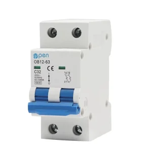 Open Electric DZ47 63 1P 2P 3P 4P Mini MCB 20A 16A 10A 32A 25A 40A 63A AC Miniature Circuit Breaker With CE Certificate