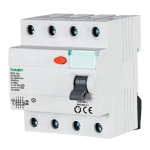 Open Electric Manufacturer Low Voltage Residual Current 63 Amp RCCB 2 Pole 4 Pole Types Earth Leakage Electrical Circuit Breaker
