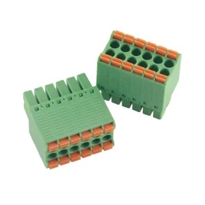 Original 3.5mm Pitch 12P 2*6P PCB Male Terminal Block With Fixing Lugs CONN 15EDGKNH 3.5 12P 14