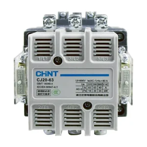 Original AC Contactor CJ20 63 100 400 630A110v220v 380v Two Normally Open Two Normally Closed