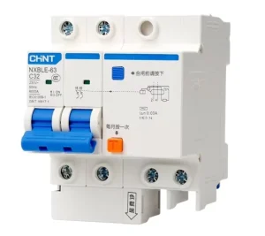 Original MCB DZ47 Upgrade Residual Current Operates Circuit Breaker NXBLE-63 2P C16 30mA 6kA