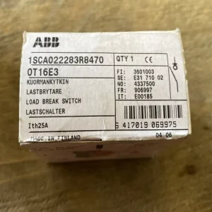 Original Ready Stock OT16E3 Load Break Switch 16A 3 Pole ORIGINAL PACKAGING
