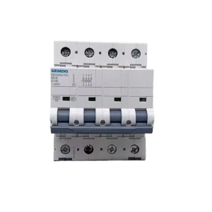Original SENTRON 5SY6 4P 230/400VAC Icu 6kA 0.3-80A Curve C Miniature Case Circuit Breaker AC MCCB