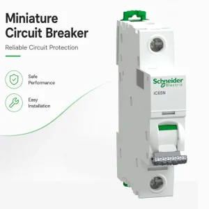 Original Supply Schneider IC65N MCB 1P 1A 2A 3A 4A 6A 10A 16A 20A 25A 32A 40A 50A 63A 80A Miniature Circuit Breaker