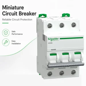 Original Supply Schneider IC65N MCB 3P 1A 2A 3A 4A 6A 10A 16A 20A 25A 32A 40A 50A 63A 80A Miniature Circuit Breaker