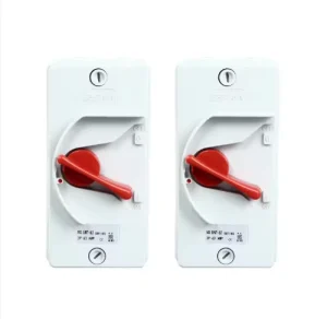 Outdoor 1-4Pole 20-63A IP66 Weatherproof Load Break Isolator Switch with Copper Contact IEC 60947-3 Industrial Electrical