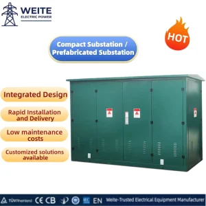 Outdoor 6kV 400A IP44 Anti Corrosion Prefab Box Transformer Road Lighting Power Transformer Exporter ISO CE OEM Factory Direct