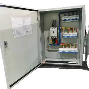 Outdoor Electrical Switch Control Box Complete Set Low Voltage Power Distribution Box Stainless Steel Cold Steel IP42 Gray