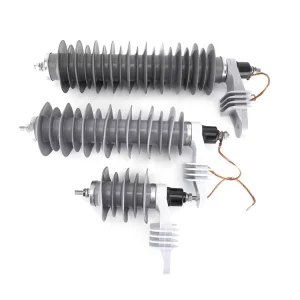 Outdoor High Voltage Metal Oxide Lightning Arrester Surge Protection Device for Overhead Power Distribution Line