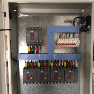 Outdoor IP65 Distribution Box 3 Phase With MCCB Main Switch & MCB Rails Metal Electrical Control Panel DB Box for Power Supply