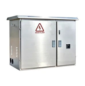 Outdoor Low Voltage Distribution Cabinet with IP65 Stainless Steel Metering Panel Reactive Compensation EPC Solution