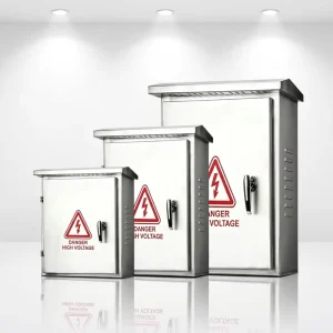 Outdoor Rainproof Distribution Box 32A Low Voltage Distribution Box Stainless Steel Small Distribution Box