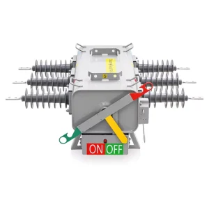 Outdoor SF6 Gas Load Break Switch Three Phase LBS 24kV 12kV Intelligent Recloser Motorized High Voltage Disconnector Switch 630A