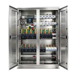 Outdoor Stainless Steel Electrical Distribution Cabinet 380V Control Panel Enclosure for Factory Power Supply Distribution Gear