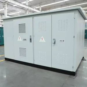 Outdoor Steel Substation Power Distribution Box 750kva 800kva 15/0.4kv Transformer 13.8kv Prefabricated Compact CE IEC GOST