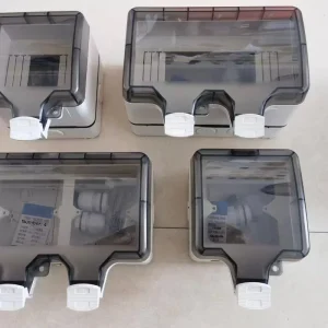 Outdoor Waterproof Box 86 Type Single Gang Double Gang Switch Socket Circuit Breaker C45 Air Switch Distribution Box