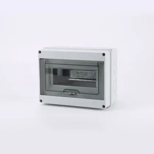 Outdoor Waterproof IP65 ABS Plastic Electronics Instrument Enclosure HT-8 Way Switch Junction Box Power Distribution Equipment