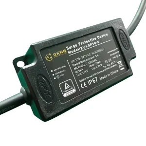 Overvoltage Lightning Protection Device the Surge Protector Protects Against Lightning Surges