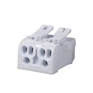P02 2 9 Push Wire Connectors 2 Pole Multipolar Wire Terminal Block for LED Lighting Power Distribution