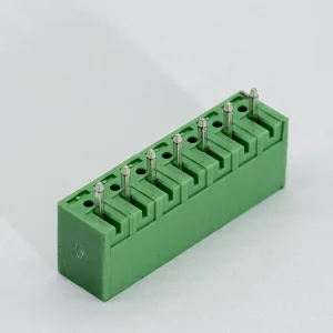 PA66 Brass Pluggable Terminal Block 300V 2-22 Poles CUL CE VDE Plug-in Terminal Block