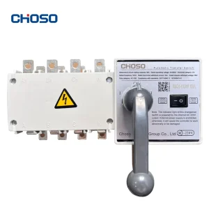 PC ATS 100A 220V RMQ1 100 4P Three Phase 5kA 8kA Breaking Capacity Automatic Transfer Switch Overload Protection