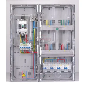 PC Home Industrial Electrical Power Distribution Enclosure Outdoor DB Custom 3 Phase Waterproof Transparent Meter Box