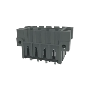 PCB Terminal Block High Temp. Double Level Terminal Block Vertical 5.0/5.08mm with Flange