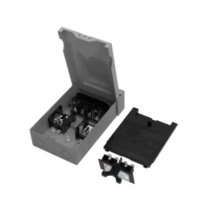 PDS 30A UL Listed HVAC AC Disconnect Switch Box 30A 240VAC 1 PHASE 3 WIRE Metal Enclosure Fusible Pullout