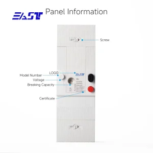 PG Adjustable 6KA 8kA Electrical Disjoncteur Moulded case French Standard Circuit Breaker 500mA PG 215500