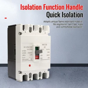 PJM8-250S/3300 125L 250L 1600L 10A 16A 20A 25A 32A 40A 50A 63A 1600A Series Low Voltage Moulded Case Circuit Breaker (MCCB)