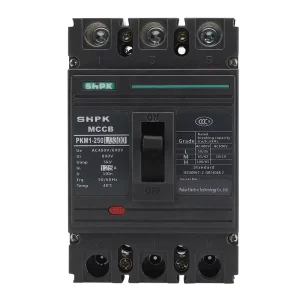 PKM1-250L/4300 125A-250A 4P Four Pole MCCB Molded Case Circuit Breaker 35/50/85kA Breaking Capacity TM-D Trip