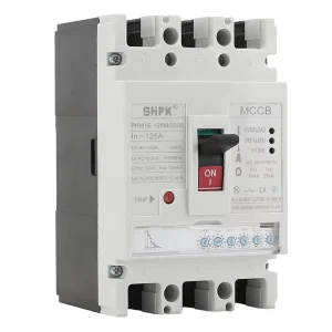 PKM1E-125/3300 16A-125A 3P Electronic Trip MCCB Four Pole Molded Case Circuit Breaker Smart 35/50/85kA AC400V/690V 50/60Hz