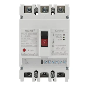 PKM1E-250/3300 125A-250A 3P Digital Protection MCCB Electronic Molded Case Circuit Breaker