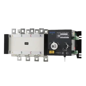 PKQ3 250A 4P PC Class Dual Power Automatic Transfer Switch 800A 50Hz 60Hz 18 Month Warranty Fire Fighting Generator 400V AC
