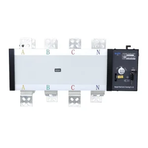 PKQ3 800A 4P PC Class Automatic Transfer Switch ATS Dual Power Changeover 3 Pole Switch DIN Rail Mount 50Hz 60Hz