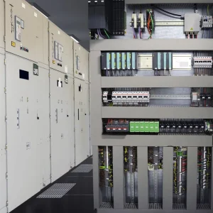 PLC Automation Cabinet Data Center Power Distribution Backup Generator Control Redundant System High Reliability 100A Aluminium