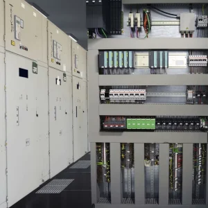 PLC Control Panel IP54 Dustproof Power Distribution 30A 24V AC Weighing System Concrete Batching Plant Solution
