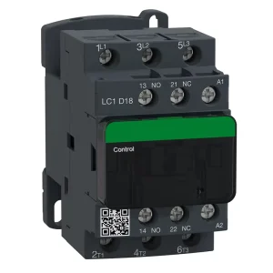PLC LC1D LC1E LC1N Three phase AC Contactor 3P 18A LC1D18B7 F7 M7 Q7