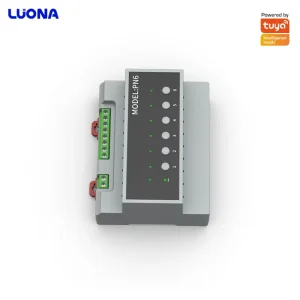 PN6 6 Channel Smart Relay Switch Module Tuya Zigbee WiFi 16A Power Controller for Lighting Motor Control WiFi Zigbee Option