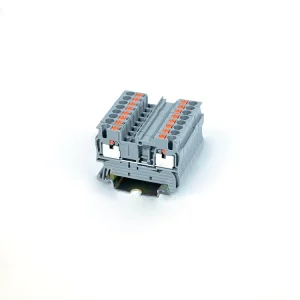 PT2.5 Automotive Push-in Terminal Block 2.5mm Spring Type 800V 24A PA66 16-24AWG