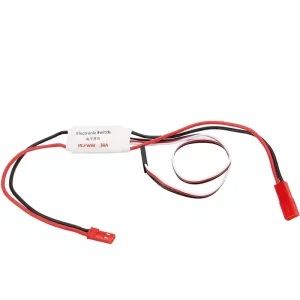 PWM 3.7-27V Input for RC FPV Drone Models Air Plane RC Switch Light RC Drone Switch 30A 1-6s Electronic Switch