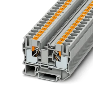 PXC 3212120 PT 10 Din Rail Electric Components Grey Blue Earth Feed Through Terminal Blocks