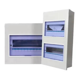 PZ30 Plastic Indoor 4 way 8 way 12 way 14 way 100A Wall Mounted Electrical Distribution Box Waterproof Flame Retardant Circuit